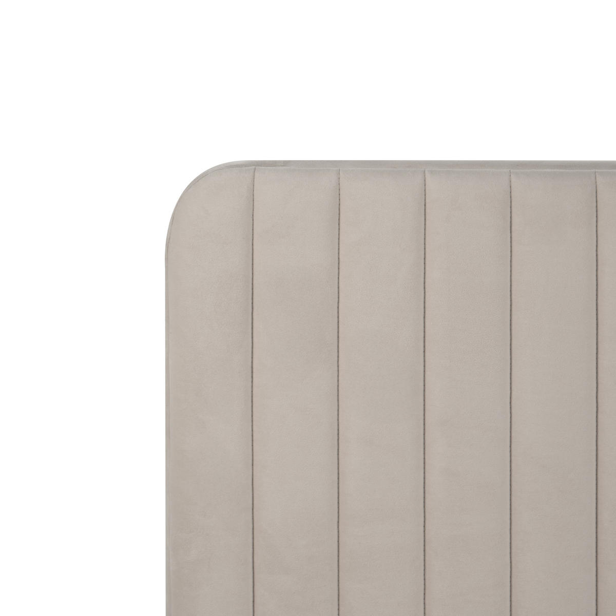 POLSTERBETT 180/200 cm Taupe Lunan - Taupe, Textil (180/200cm) - Beliani