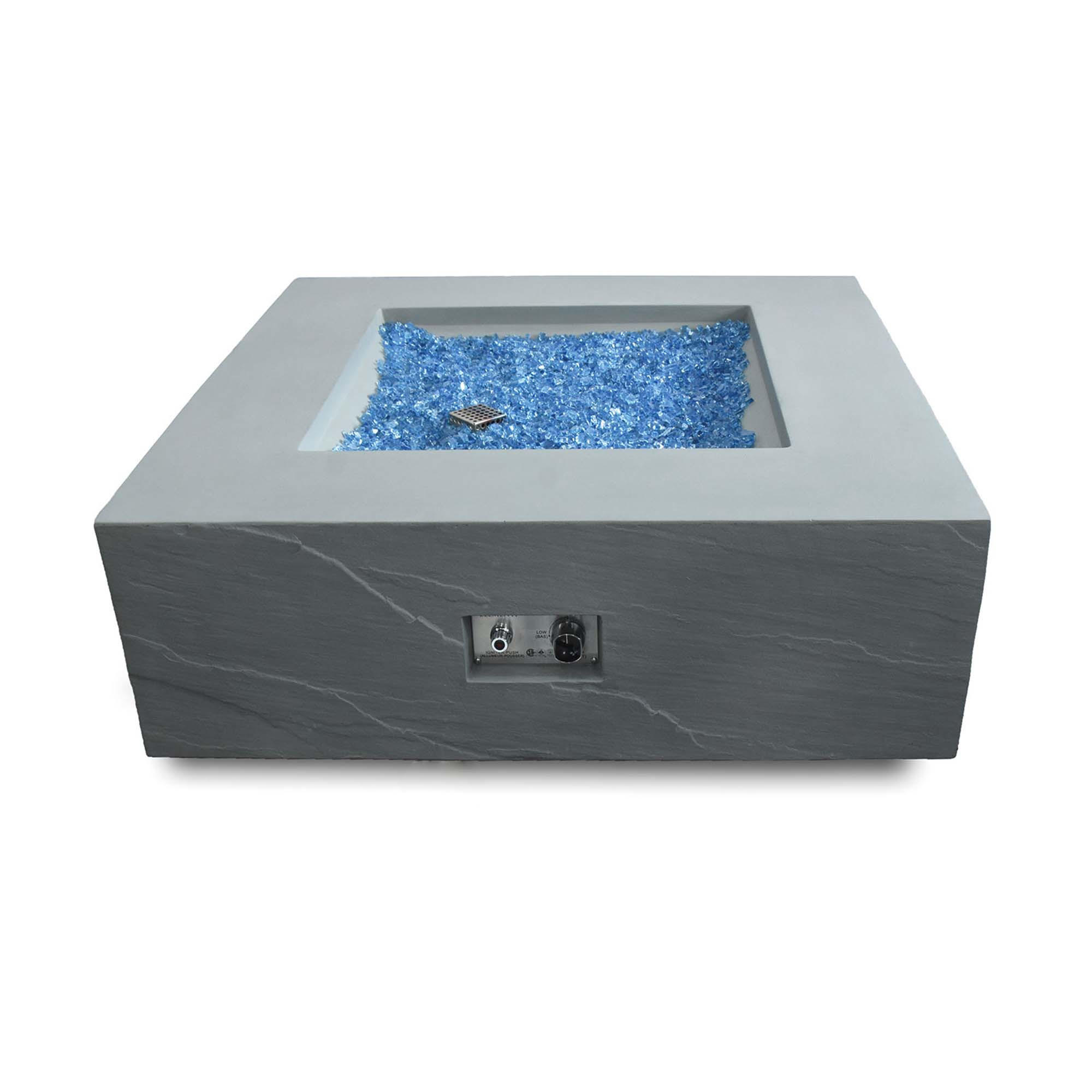 Elementi Feuerstelle Grau 108x46x108 cm