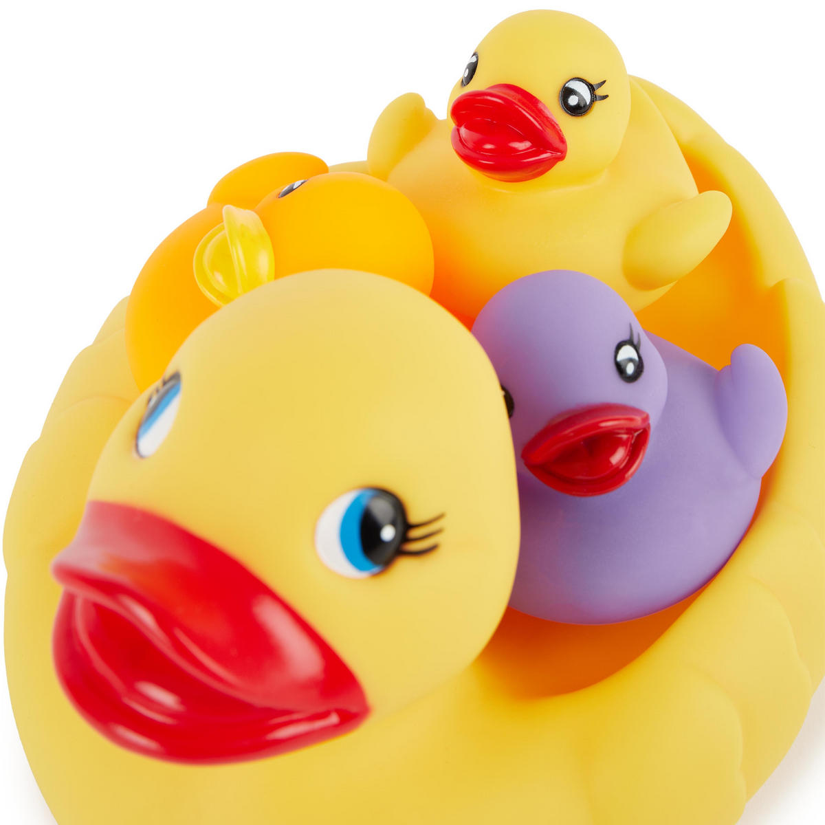 SCHWIMMENTEN-FAMILIE - ab 12 Monate - Gelb, Kunststoff (13/18cm) - Bieco Spielwaren