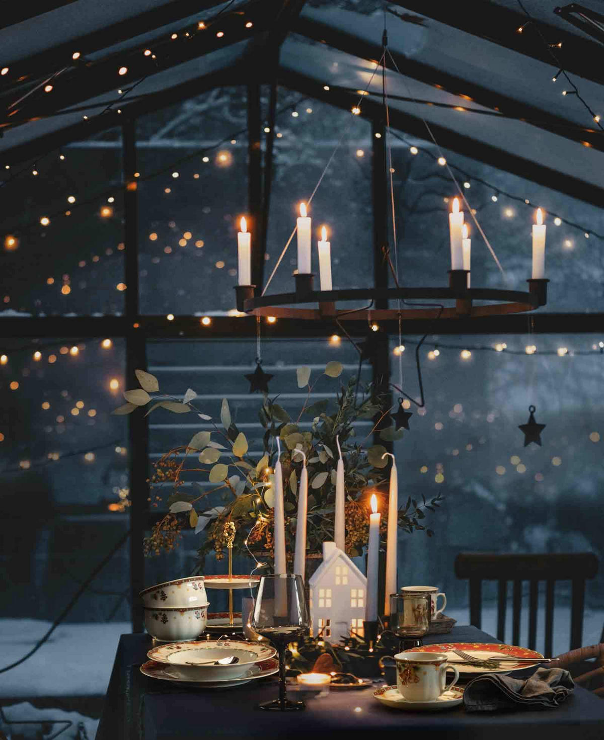 SUPPENTELLER Marieluise Weihnachtsnostalgie creme ø 23 cm 6er Set - Creme, Keramik (23.2cm) - Seltmann Weiden