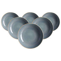 SUPPENTELLER Skagen Stone grau ø 21,5 cm 6er Set - Grau, Keramik (21.5cm) - Ritzenhoff Breker