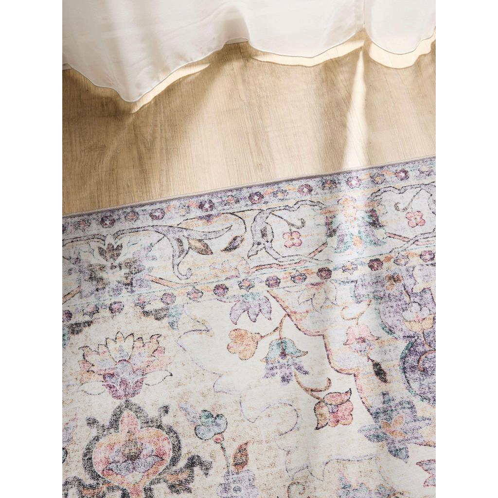 Thumbnail - benuta Vintage-Teppich, Mehrfarbig, Kunststoff, Vintage, Rechteckig, 60x120 cm, Oeko-Tex® Standard 100, in verschiedenen...