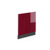 FRONTBLENDE R-Line Rot 60 cm ohne AP - Anthrazit/Rot, Holzwerkstoff (60/57.2/1.6cm) - Vicco