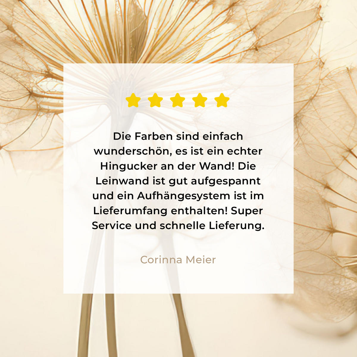 LEINWANDBILD Sonnenlicht - Löwenzahn - Botanisch - Blumen 40x30 cm - Creme, Textil (40/30cm) - MuchoWow