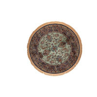TEPPICH Raz Rund 160 cm Persisches/Orientalisches Motiv Grün - Grün, Textil (160/160cm) - Housecraft Living