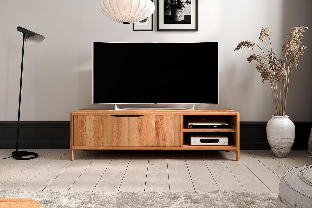 TV-SCHRANK PAUL Kernbuche - Kernbuche, Holz (160/48/50cm) - byoak