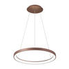 PENDELLEUCHTE Merope 600 Braun - Braun, Metall (29/29/6cm) - click-licht