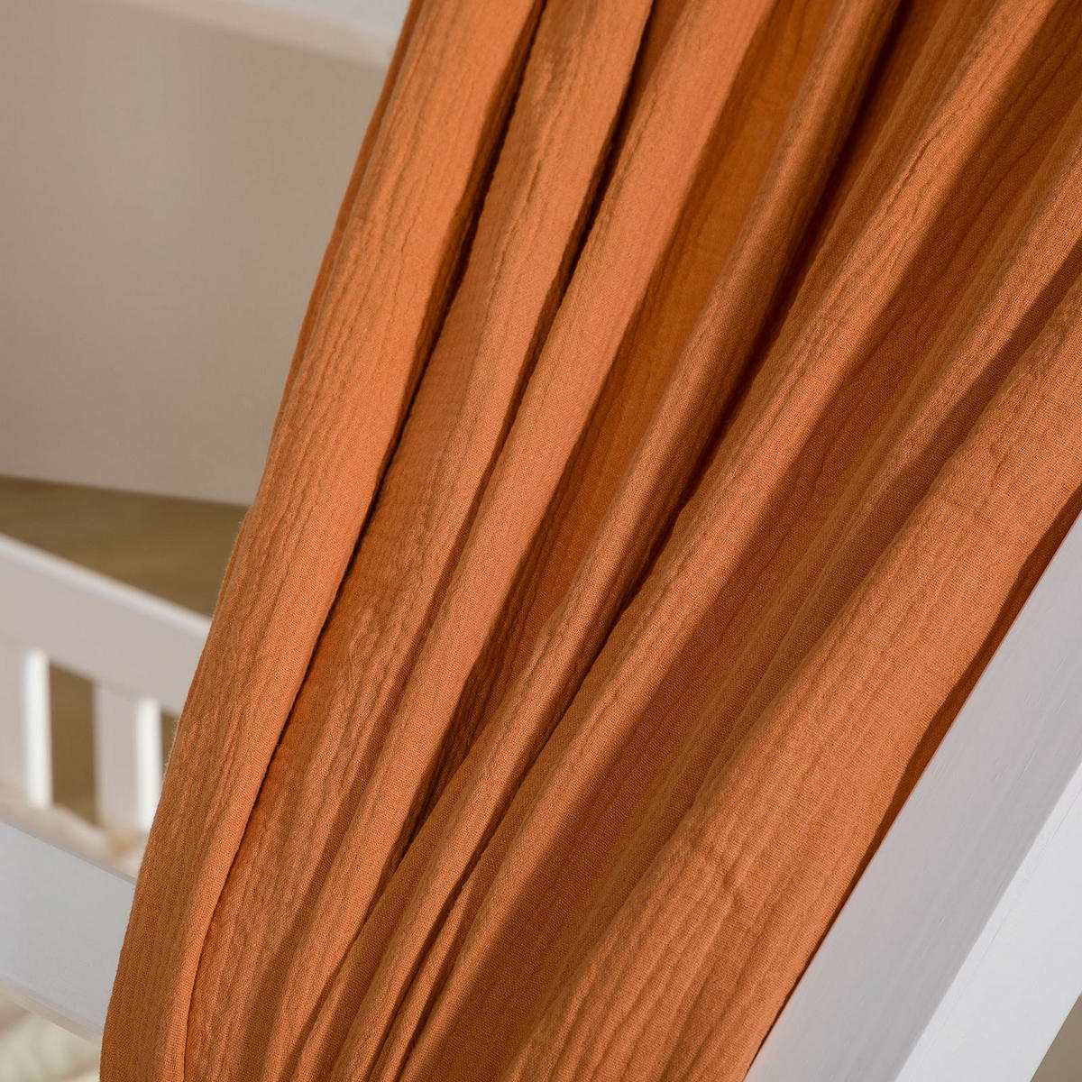 HAUSBETT-HIMMEL NENA Kupfer - Kupferfarben, Textil - IDIMEX