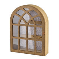 SCHLÜSSELKASTEN Stacy Naturfarbe 28x21x6,5 cm Holz - Naturfarben, Holz (6.5/21/28cm) - Mondex