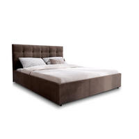 POLSTERBETT APE 180x200 cm mit Bettkästen - Braun - Braun, Holz (180/200cm) - MASSENO
