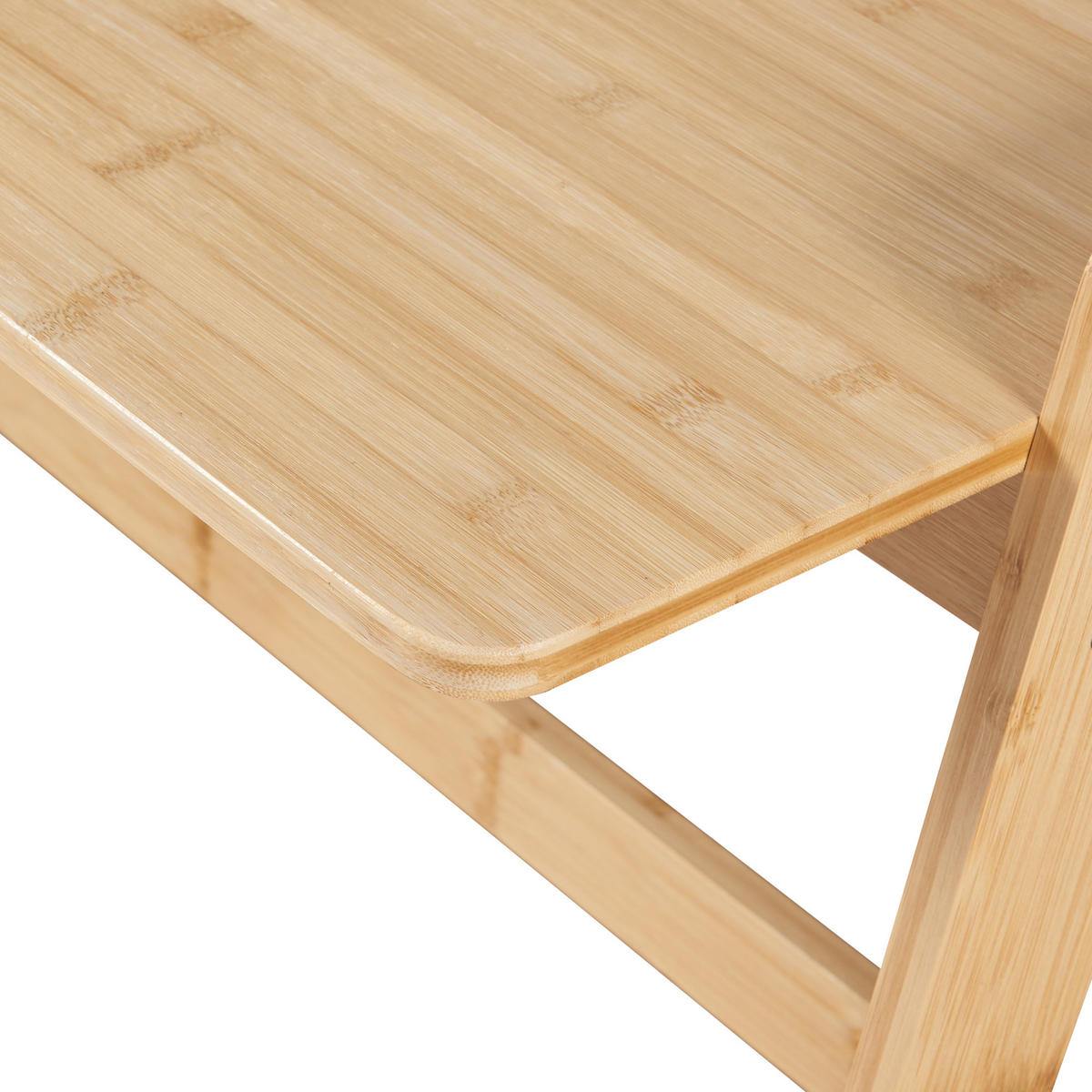 SCHREIBTISCH Härryda - Naturfarben, Naturmaterialien/Bambusholz (47/107/81cm) - [en.casa]