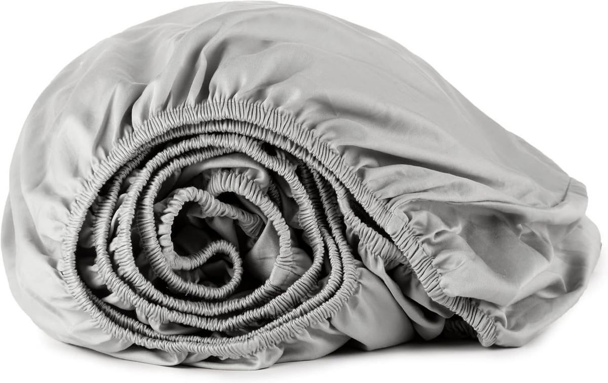 SPANNBETTLAKEN-160*200CM-GRAU - Grau, Textil (160/200cm)
