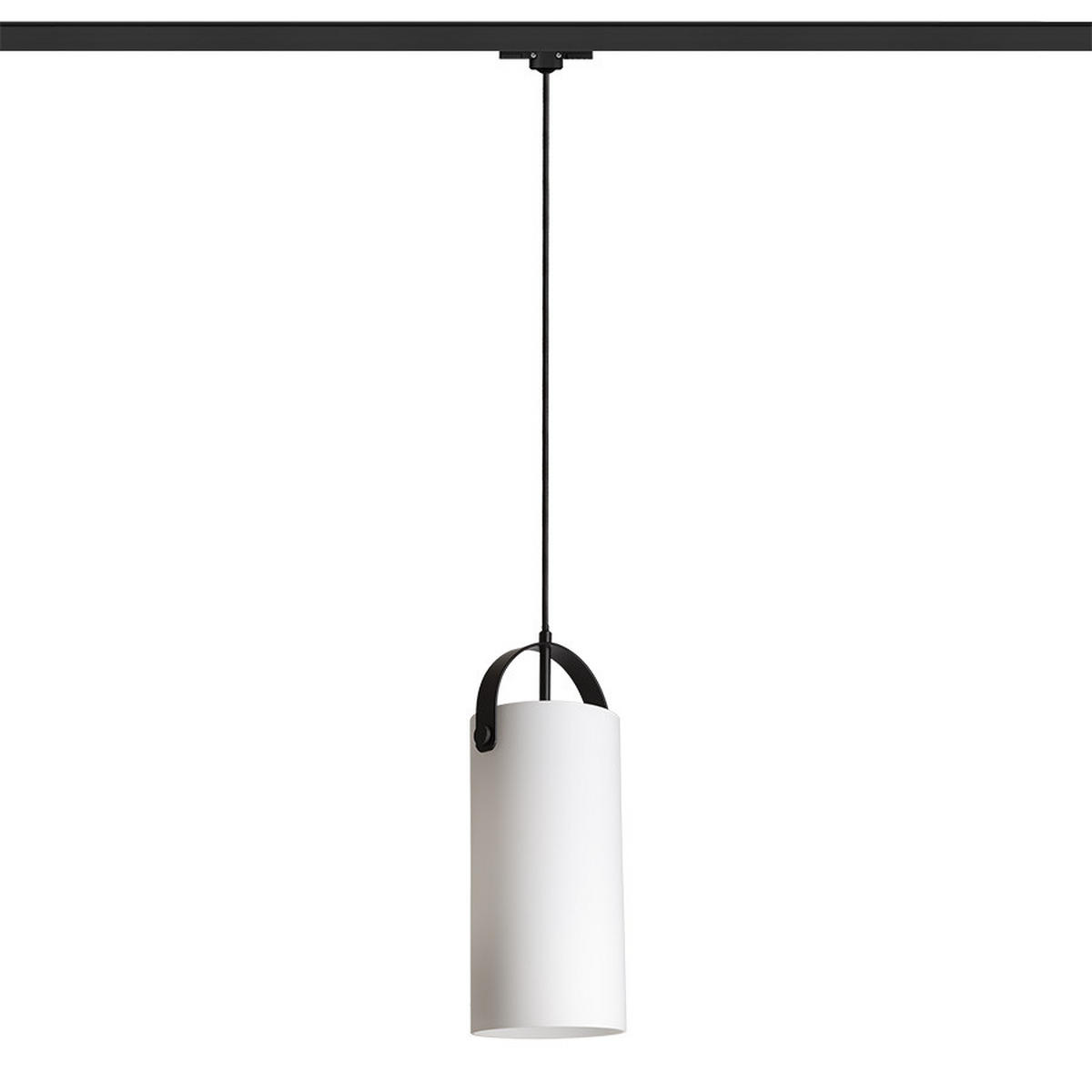 DECKENLEUCHTE JULIETTA 31 Opalglas 15 W - Schwarz, Metall (30/30/20cm) - Rendl