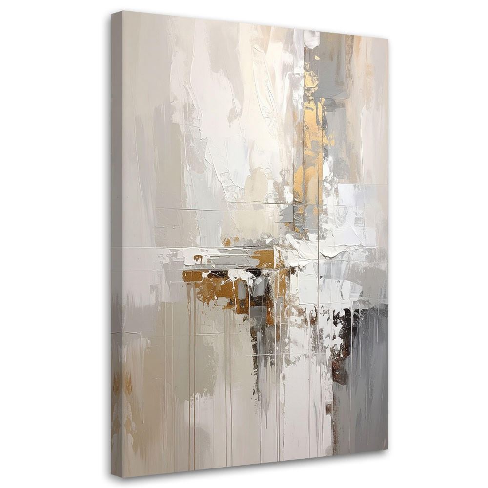 Feeby Leinwandbild, Grau 70x100 cm