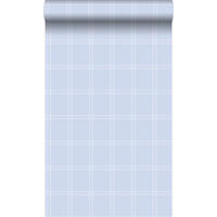 TAPETE Karomuster 53 cm x 10.05 m - Blau, Papier (53/0.1cm) - Origin Wallcoverings