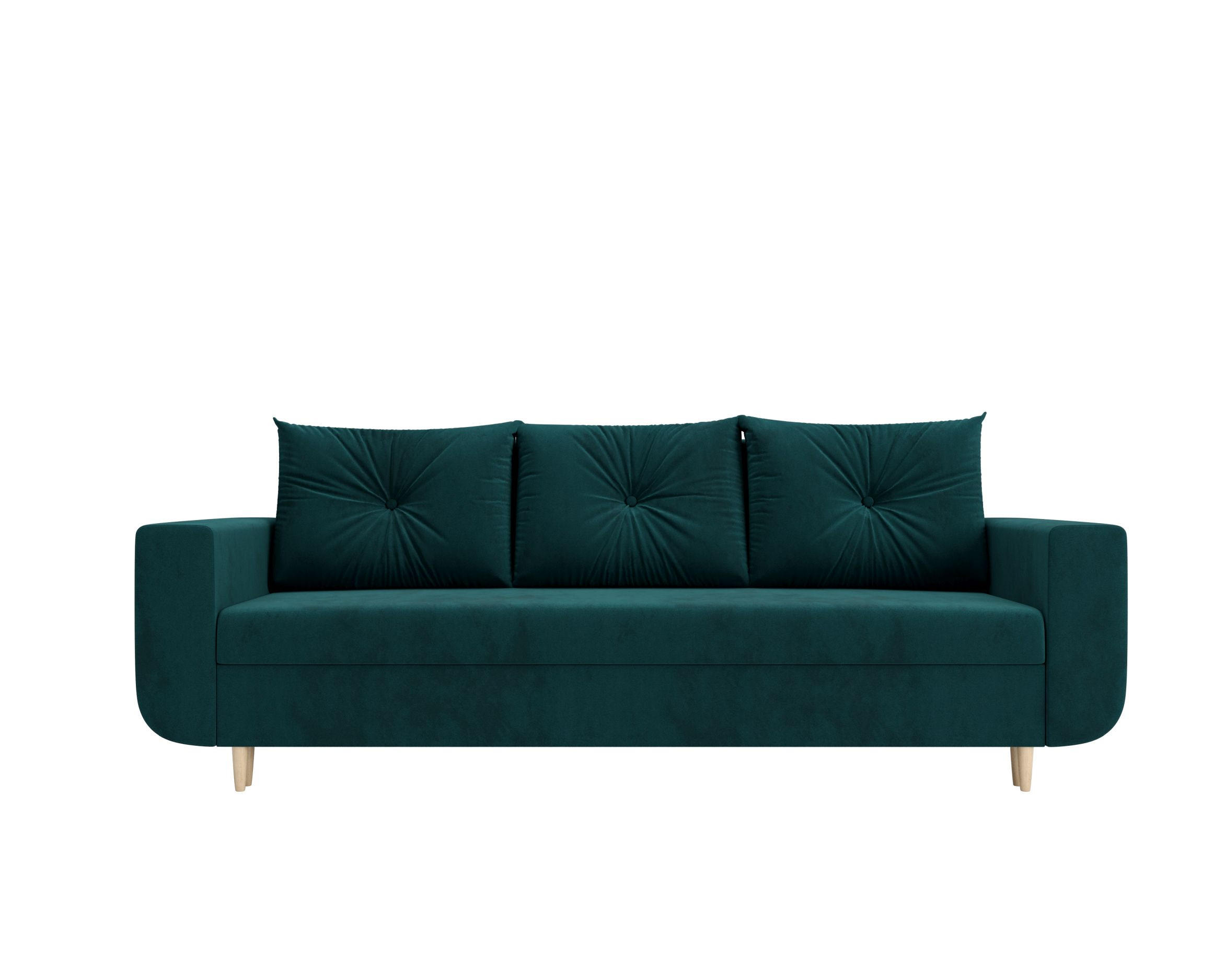SOFA DELFIN mit Schlaffunktion ITAKA 33 Sofa mit Stauraum - Currygelb, Textil (90/88/240cm) - Bedante