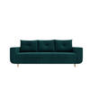 SOFA DELFIN mit Schlaffunktion ITAKA 33 Sofa mit Stauraum - Currygelb, Textil (90/88/240cm) - Bedante