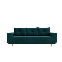 SOFA DELFIN mit Schlaffunktion ITAKA 33 Sofa mit Stauraum - Currygelb, Textil (90/88/240cm) - Bedante