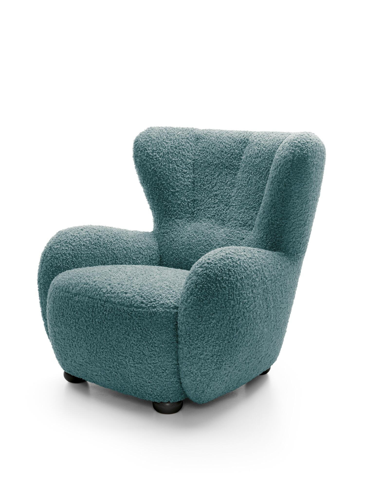 SESSEL CIRO Blau 88x100x91 cm - Blau, Textil (88/91/100cm) - FURNLUX