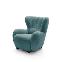 SESSEL CIRO Blau 88x100x91 cm - Blau, Textil (88/91/100cm) - FURNLUX