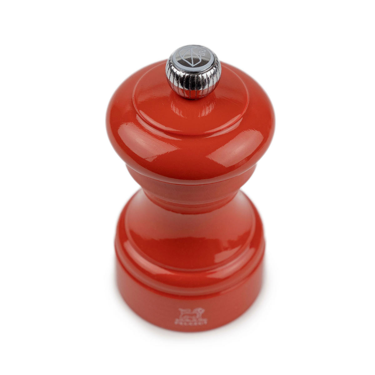 SALZMÜHLE Bistro 10cm Buchenholz Terracotta Stahlmahlwerk - Orange, Holz (5.3/10/5.3cm) - PEUGEOT