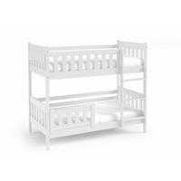 ETAGENBETT LUCIA 80x160 cm Weiß - Weiß, Holz (80/160cm) - MASSENO