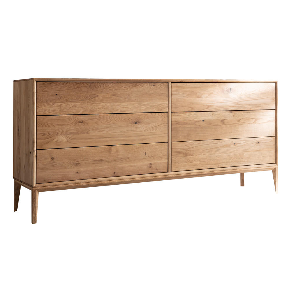 KOMMODE Cuneo-137 - Braun, Holz (178/82/42cm) - Lomado