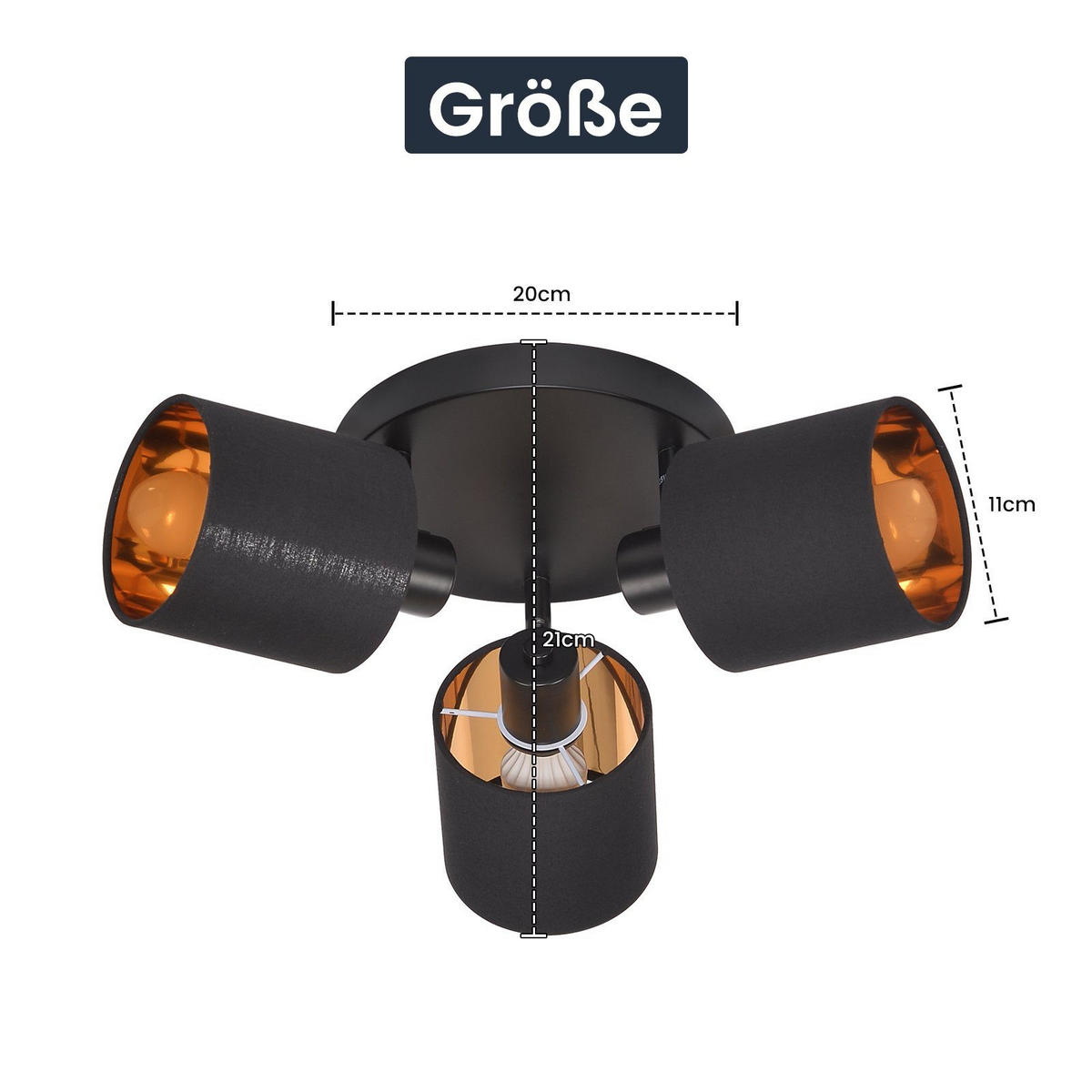 STRAHLER Brand 25/25/21 cm - Schwarz, Textil (25/25/21cm) - Nettlife