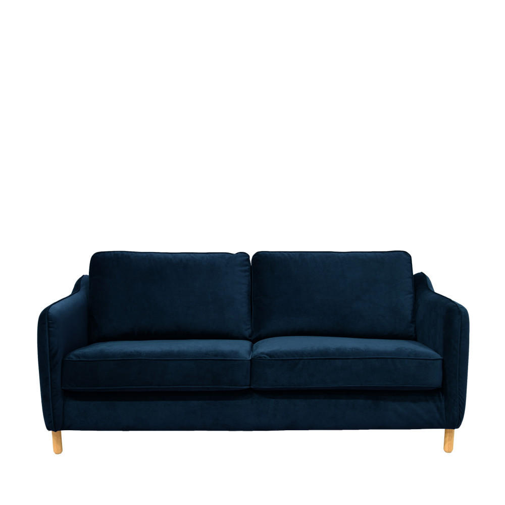 BETTSOFA - Mitternachtsblau - Dunkelblau, Textil (182/85/97cm) - Drawer