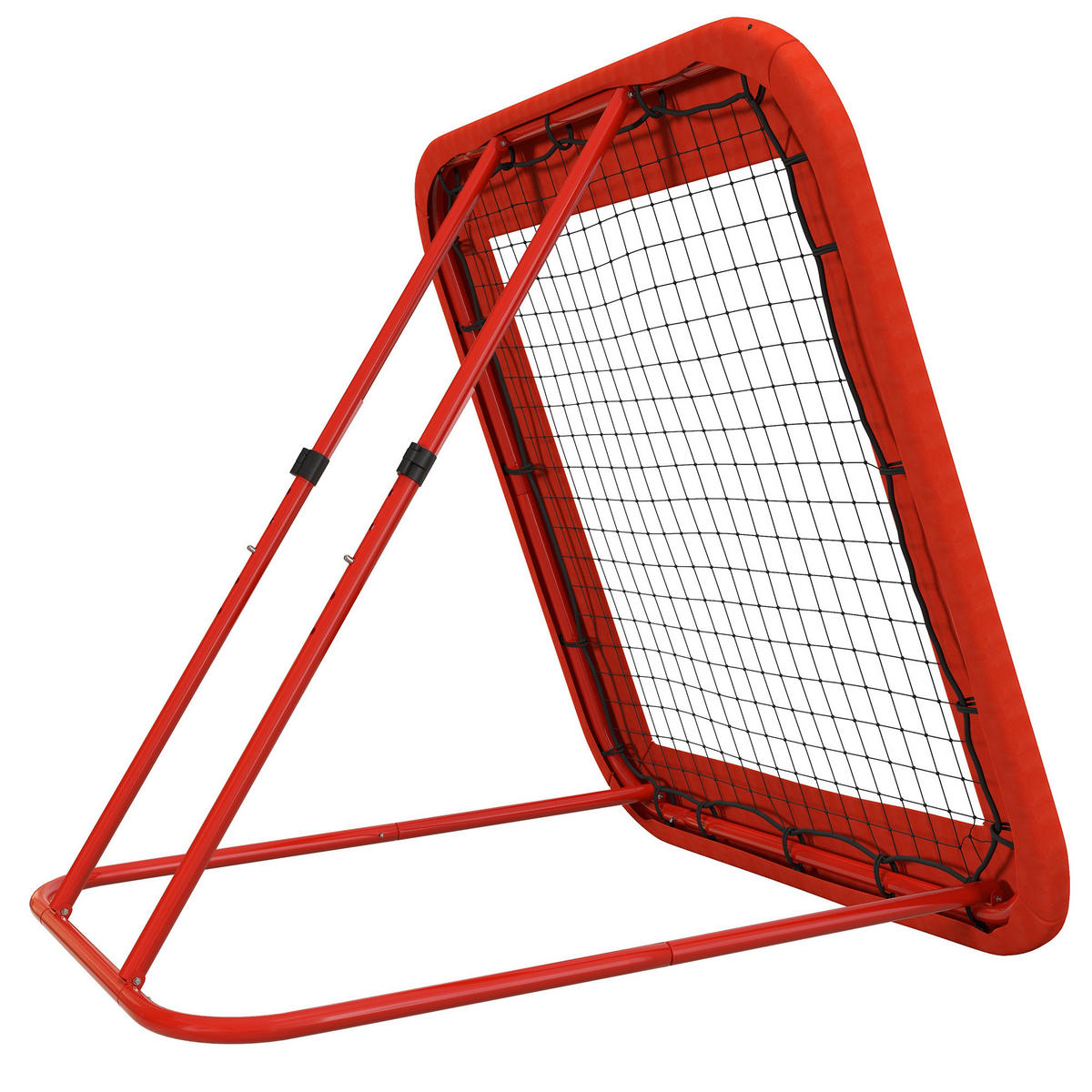 REBOUNDER für Fussball DE-10351 verstellbar, faltbar Rot - Rot, Metall (118/128cm) - ComfortXL