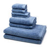 FROTTIERSET Superwuschel 8-teilig - Blau, Textil (50/100cm) - MÖVE