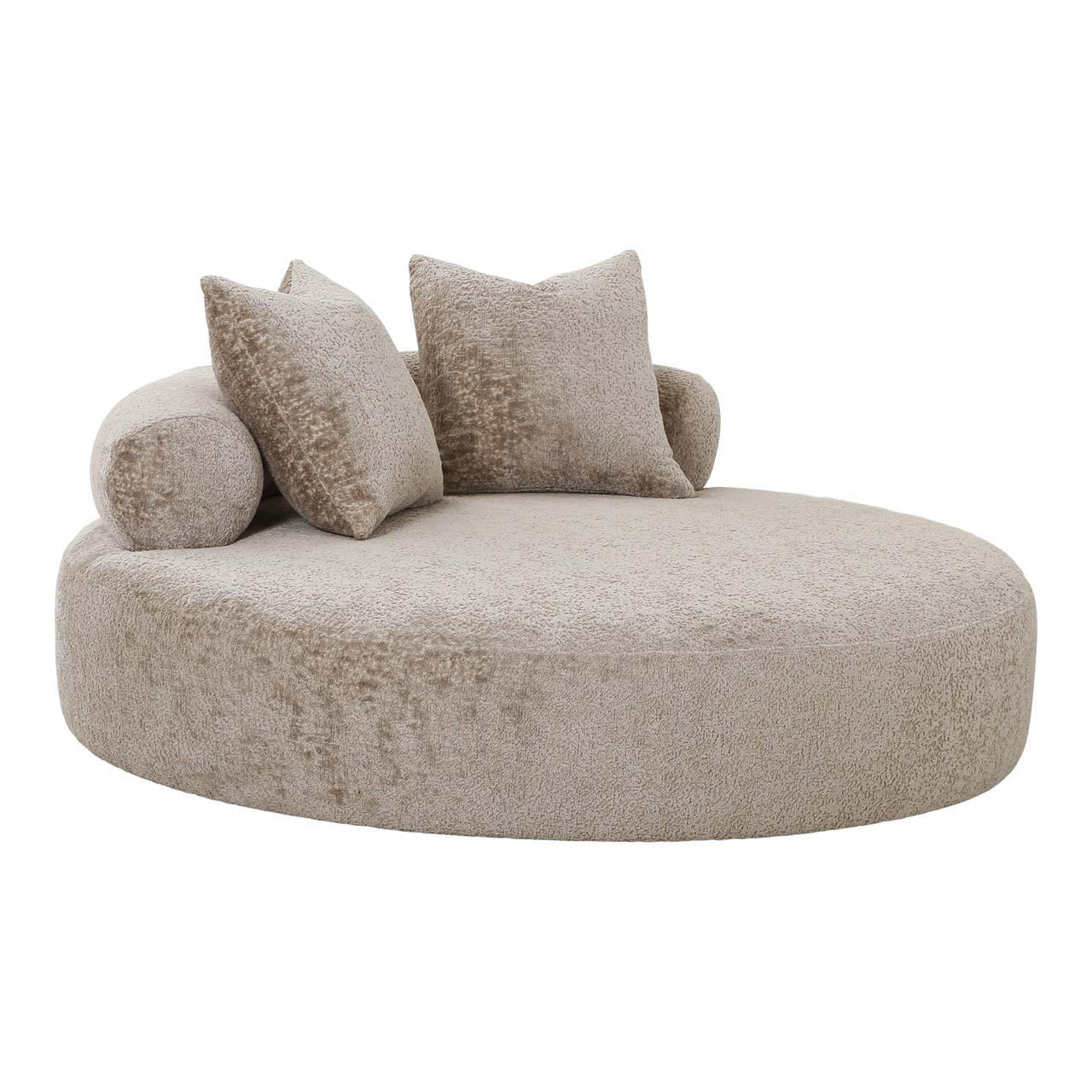 SOFFA Cairo 160 x 160 x 60 cm – naturfärgad - Naturfärgad, Textil (160/60/160cm) - ebuy24