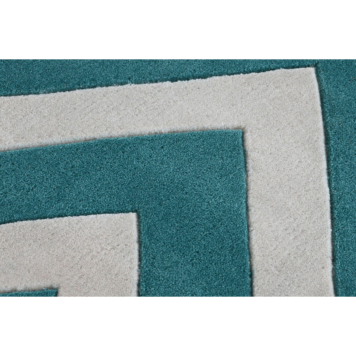 TEPPICH 160 x 230 x 2 cm Polyester Zick-Zack zweifarbig - Multicolor, Kunststoff (160/230cm) - DKD Home Decor