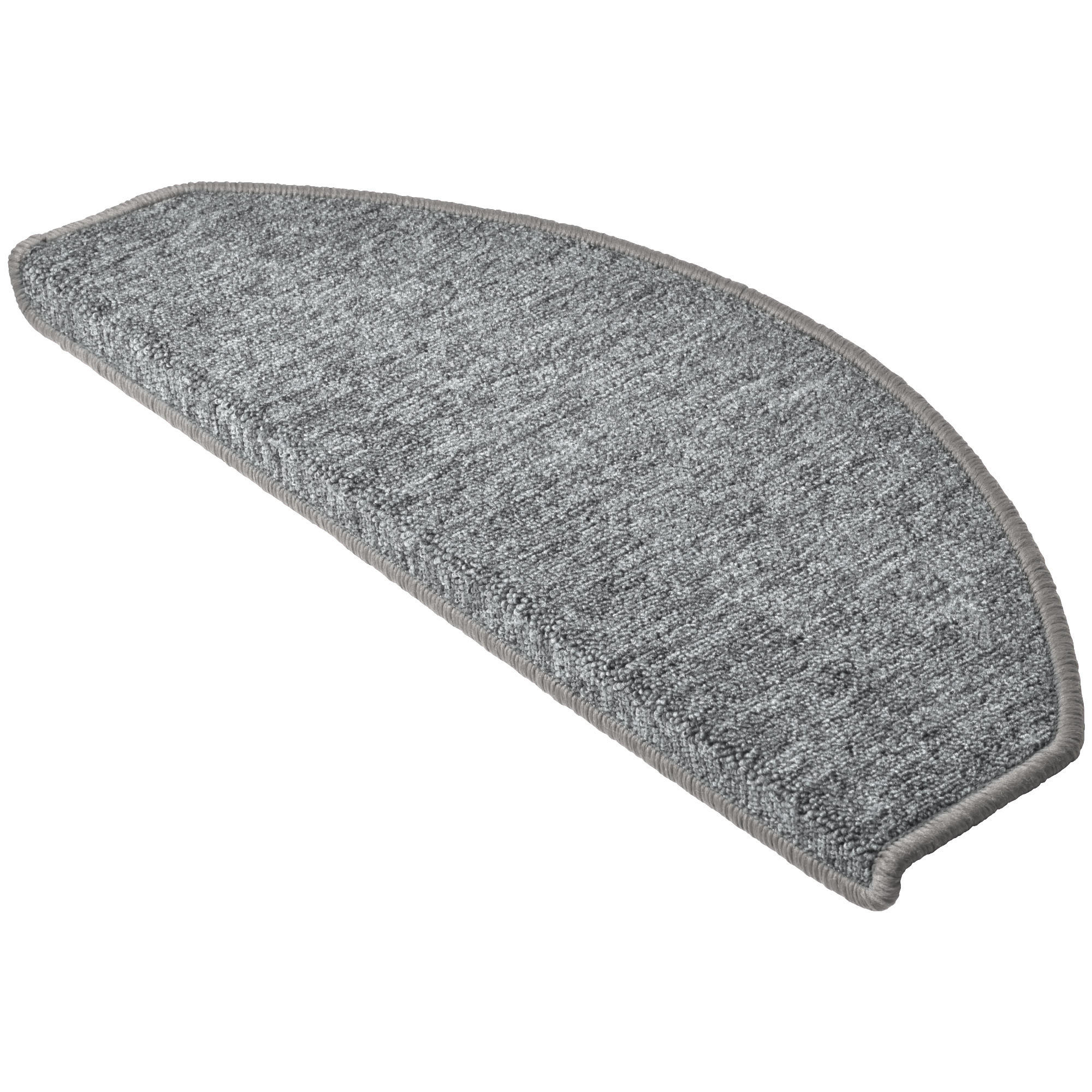 Beautissu Stufenmatte Hellgrau 28x1x65 cm
