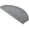 STUFENMATTE ProStair 65/28 cm Hellgrau 15tlg - Hellgrau, Textil (65/28/1cm) - Beautissu 