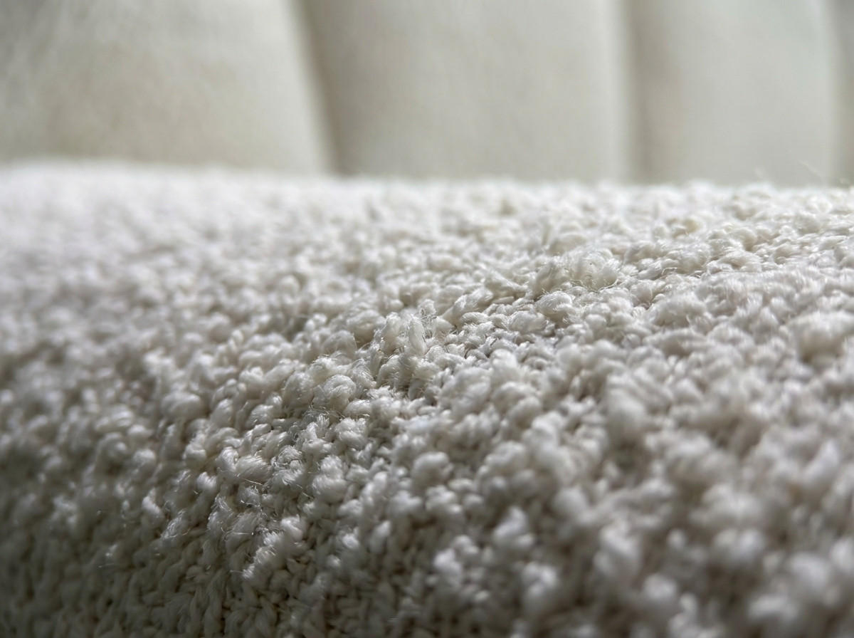 POLSTERBETT ALIOTTA Cremeweiß Bouclé - Creme, Textil (200/200cm) - KAWOLA