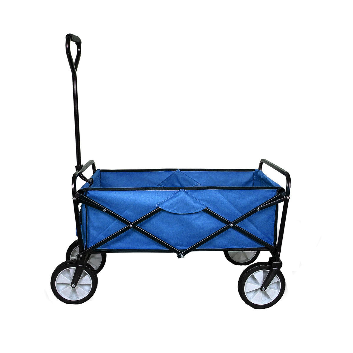 GARTENWAGEN Faltbar Blau - Blau, Metall (53/113/98cm) - Monstershop