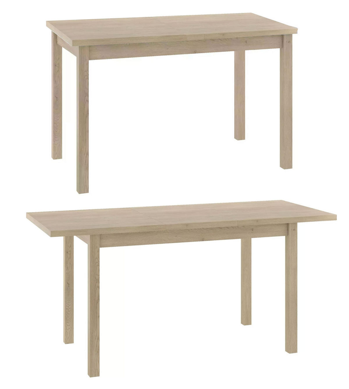 ESSTISCH Adam Eiche Sonoma 100-140 / 60 / 75cm - Sonoma Eiche, Holz/Holzwerkstoff (60/140/75cm) - Feldmann-Wohnen