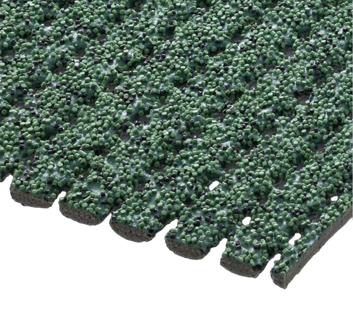 SICHERHEITSMATTE Rutschfest R13 Grün 120x650cm - Grün, Kunststoff (120/650cm) - AKO