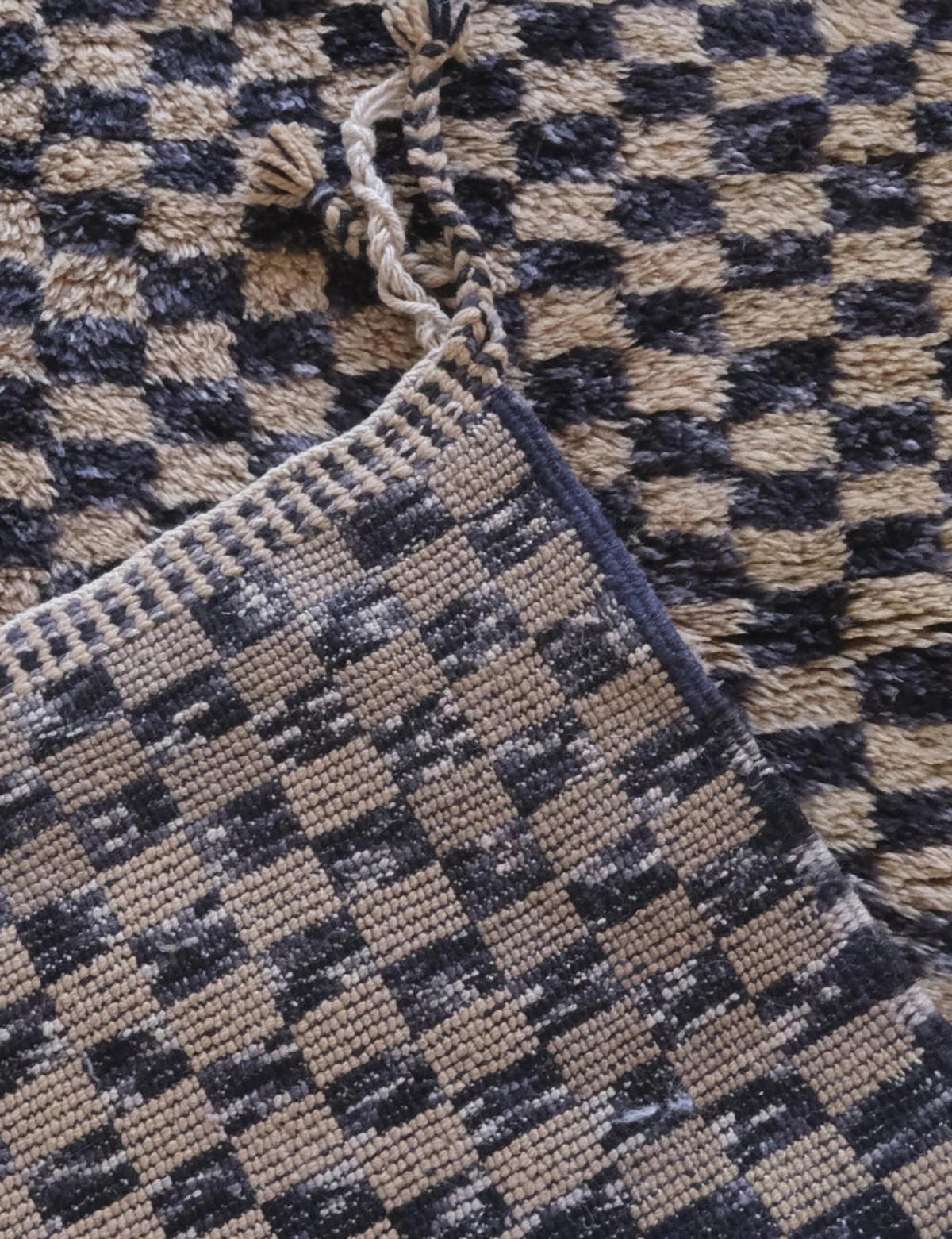 BERBERTEPPICH aus reiner Wolle 90x 313 cm - Beige, Naturmaterialien (90/313cm) - AFK Living