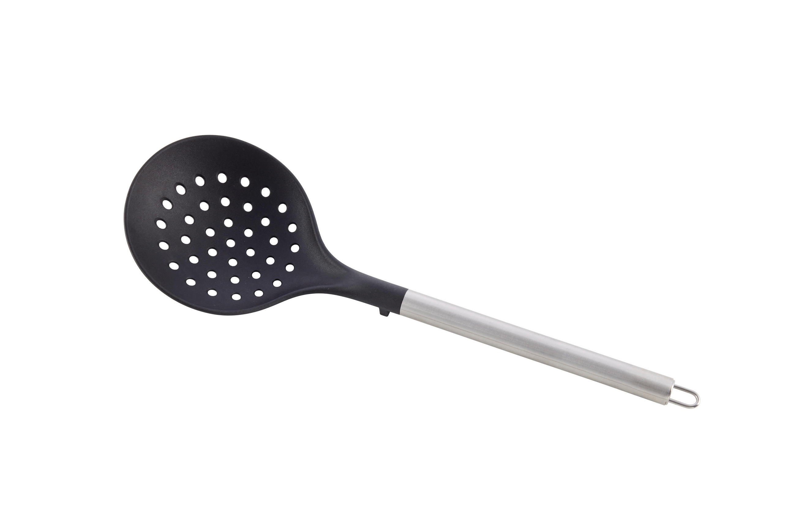 ABSEIHLÖFFEL Luca Schwarz/Silberfarben - Schwarz, Metall (35cm) - Mömax