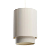 HÄNGELEUCHTE Beige 25/105 cm - Beige, Kunststoff (30/0.4/105cm) - ONZENO