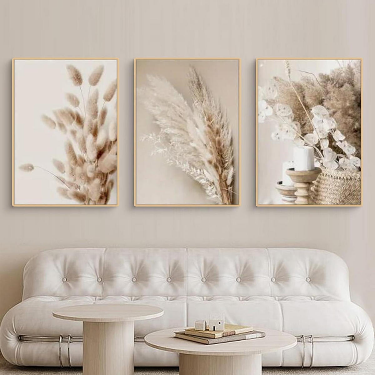 POSTER-SET 3-teilig Boho Ästhetik 40x50cm - Beige, Papier (2/0.5cm)