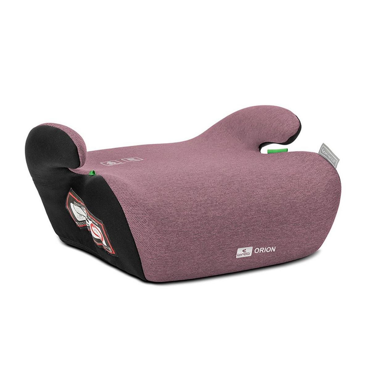 KINDERSITZE i-Size Orion pink (125-150cm) Boostersitz, Bezug waschbar - Pink, Kunststoff (43/20/37cm) - Lorelli