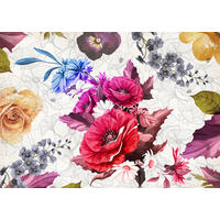 FOTOTAPETE Blumen 375 x 270 cm - Multicolor, Papier (375/270cm) - Sanders & Sanders