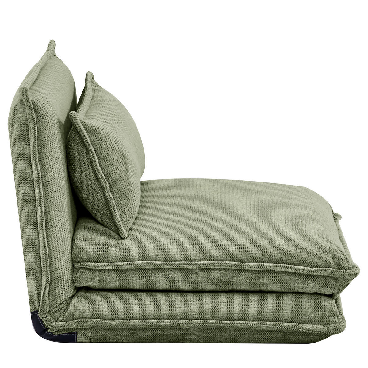 SCHLAFSESSEL - Grün, Textil/Metall (79/59/77cm) - home24