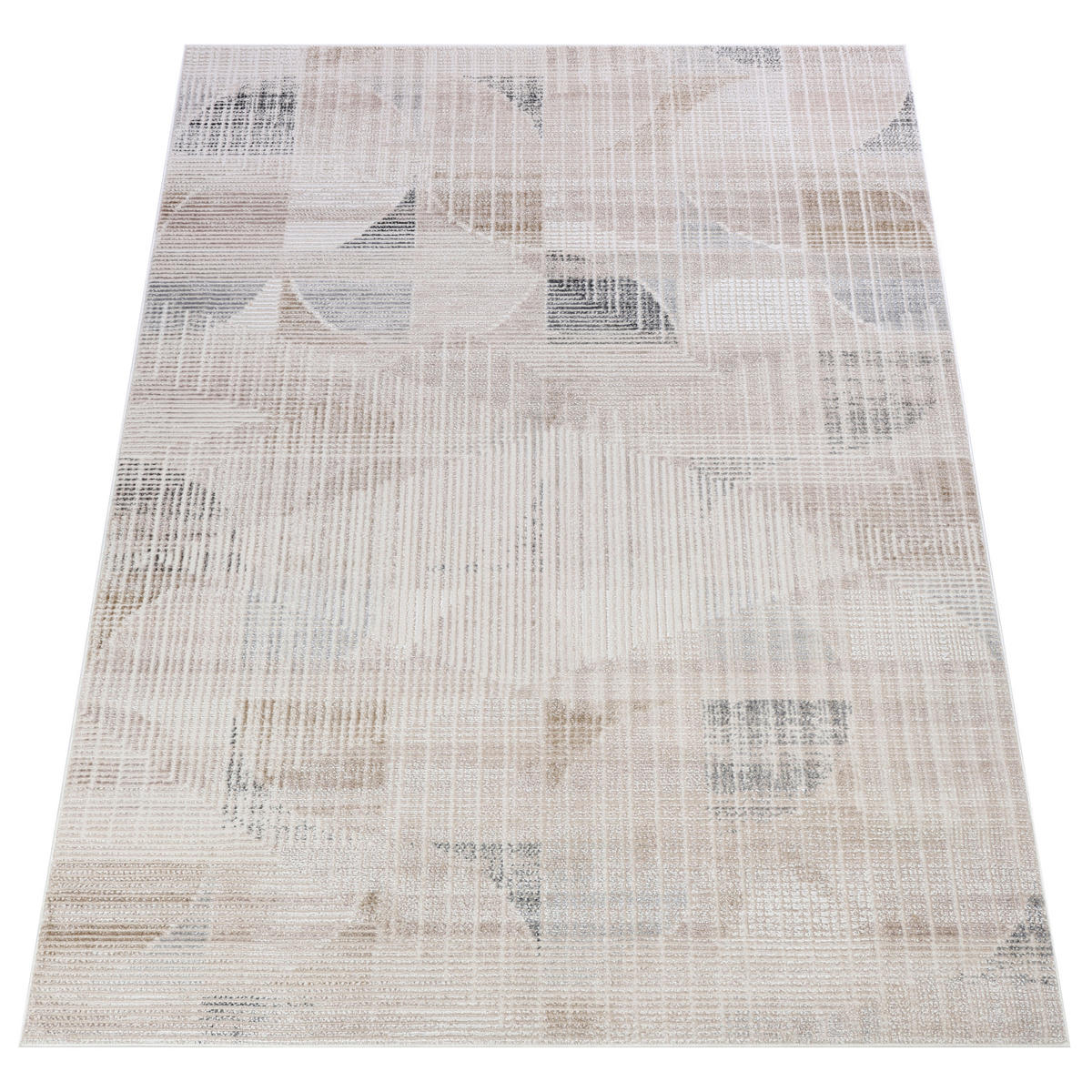 TEPPICH COMO Creme 120/170 cm - Creme, Kunststoff (120/170cm) - Tapiso