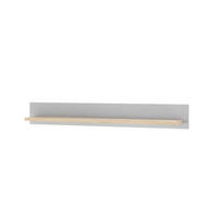 WANDBOARD C14 Light Gray & Artisan Eiche 150/20/19 cm - Grau, Holzwerkstoff (150/20/19cm) - Livojo