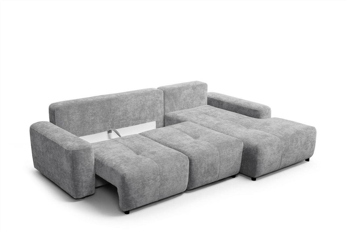 ECKSOFA Argos In Vibe - Grau, Holzwerkstoff/Textil (267/170cm) - Fun Möbel