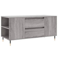 COUCHTISCH Grau Sonoma 102x44,5x50 cm Holzwerkstoff - Grau, Holzwerkstoff (102/102/50cm) - furnicato